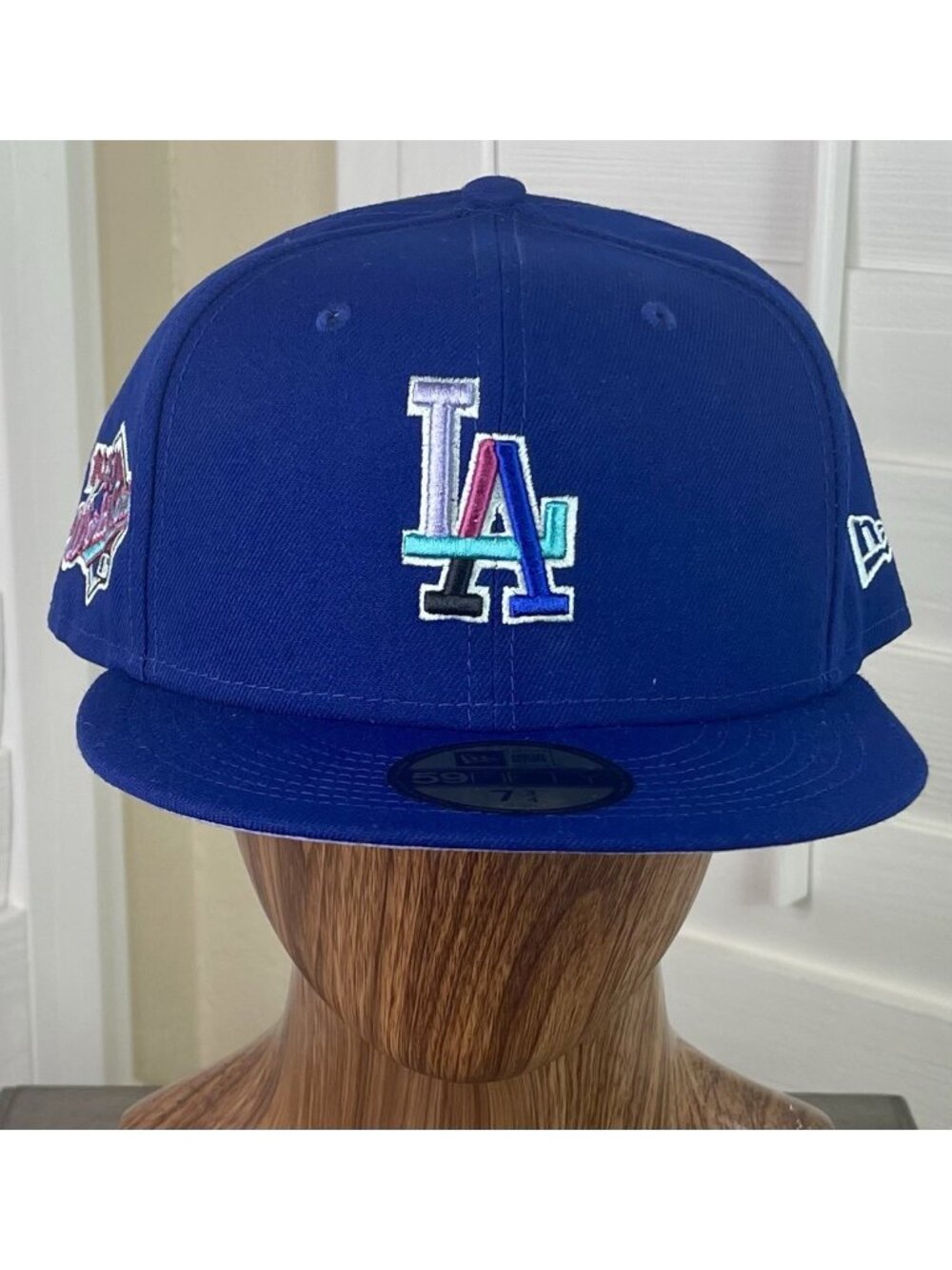 New Era 59Fifty MLB Los Angeles Dodgers World Series 1988 Patch - Fitted 7 3/4